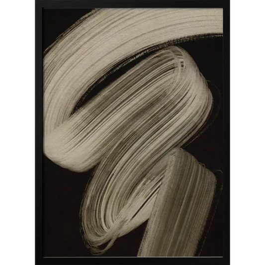 Beige Strokes No 2 Poster - 2868312