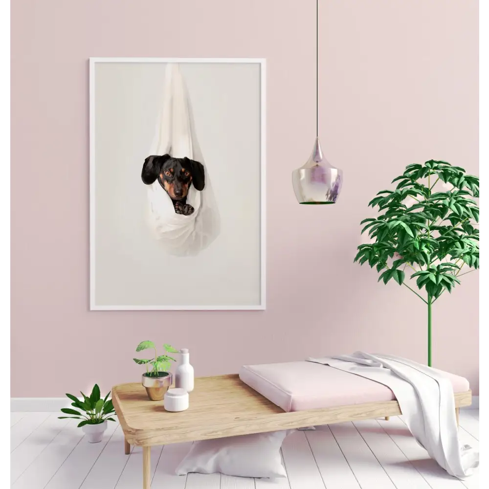 Chilling Dog Poster