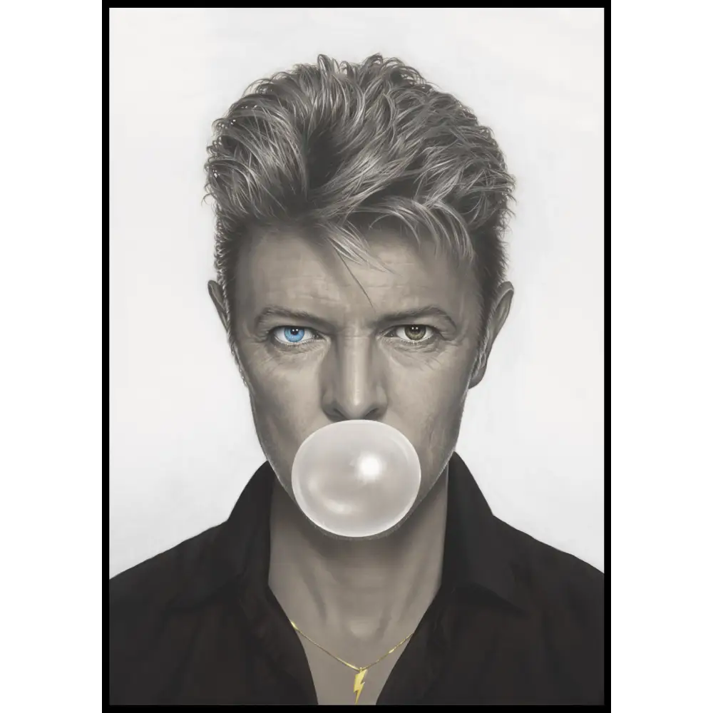 David Bowie Bubblegum Poster