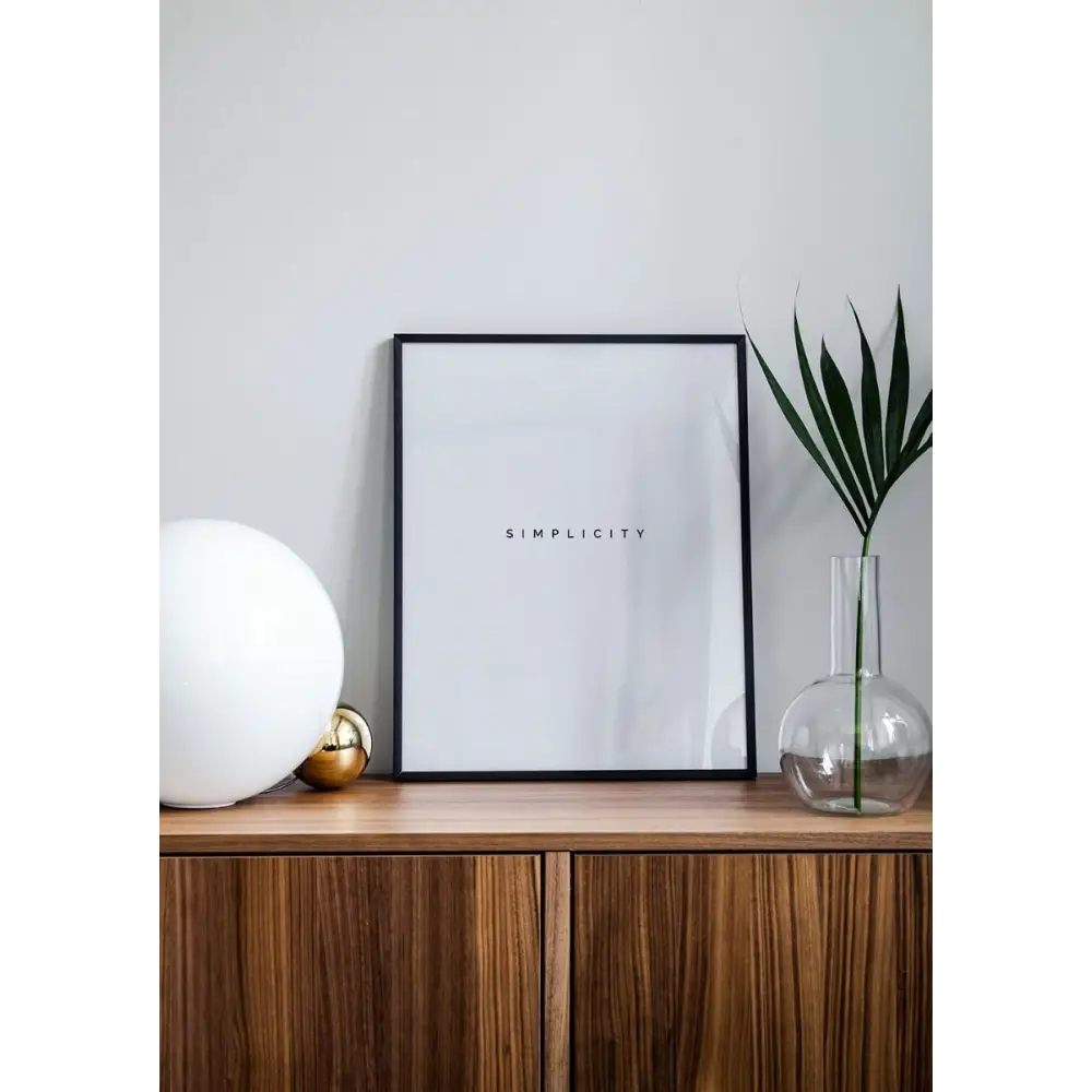 Simplicity Poster